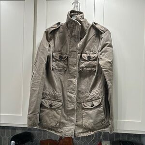 Gap Women's Olive Green Military Style Jacket size Large olive green